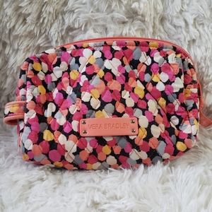 Vera Bradley Cosmetic Pouch Medium Size in Pixie Blooms